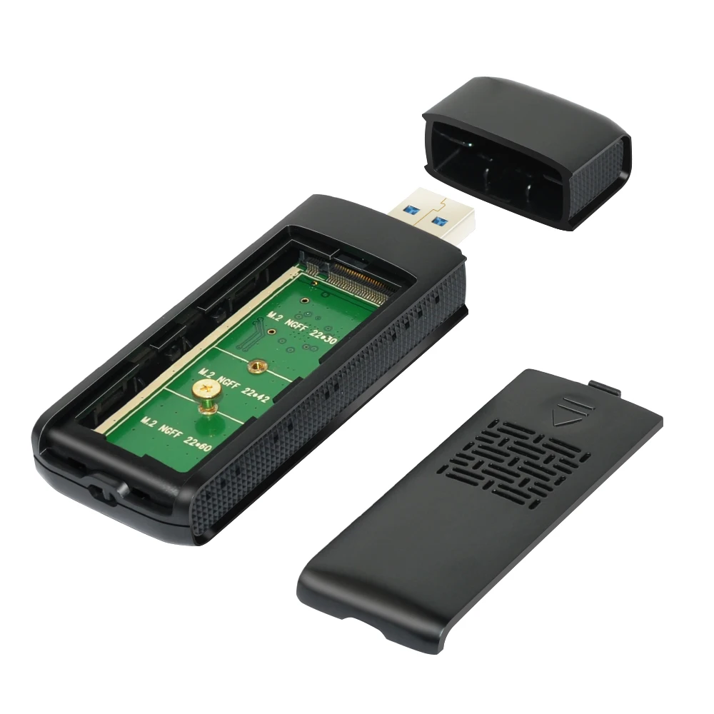 M.2 NGFF SSD кардридер корпус с интерфейсом micro 3 0 Поддержка m.2 размер карты Caddy |