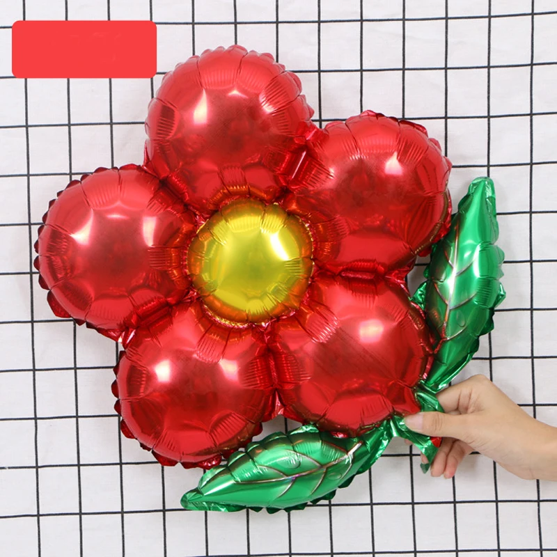 50 шт. 50*45 см пятиконечные пять лепестков цветок фольга Воздушные шары в форме