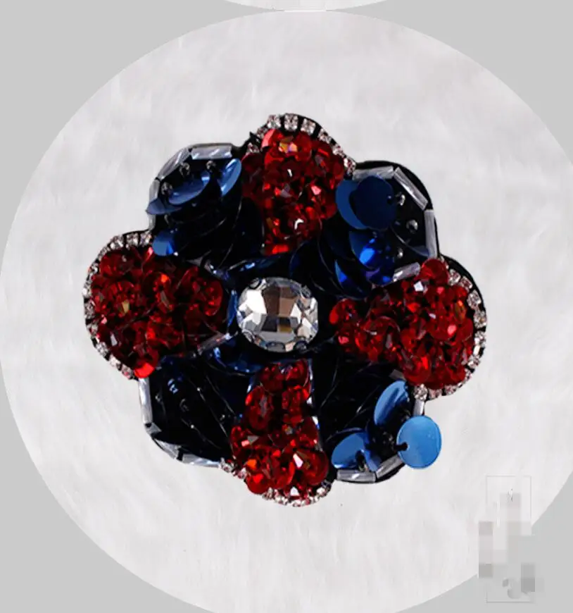 1 шт. бусины Кристалл Корона тканевые нашивки аппликация Стразы алмазные значки