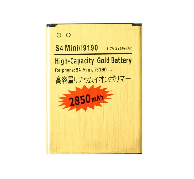 Ciszean 1x2850mAh B500BE B500AE Золотая литий ионная сменная батарея для Samsung Galaxy S4 S 4 IV mini I9190 I9192