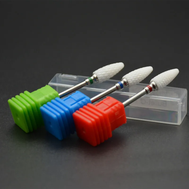 MAOHANG профессиональная керамическая насадка для ногтей сверло пилки инструменты