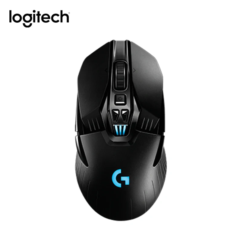 BLACK Оригинальная игровая мышь logitech G903 LIGHTSPEED Raton, 12000 dpi, RGB, эргономичная компьютерная мышь, двойной режим, беспроводная M - Цвет: BLACK