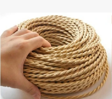 Бесплатная доставка 100 м/лот цветной Плетеный тканевый провод 2*0 75 мм 2 жильный