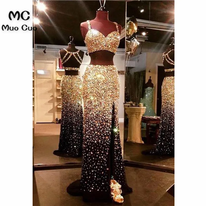 2018 блестящее женское вечернее платье Русалка|Вечерние платья| |