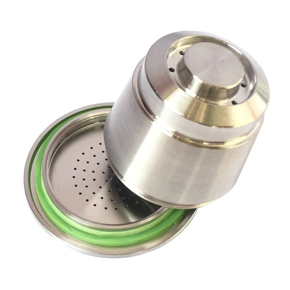 Новые металлические капсулы из нержавеющей стали многоразовые Многоразовые для