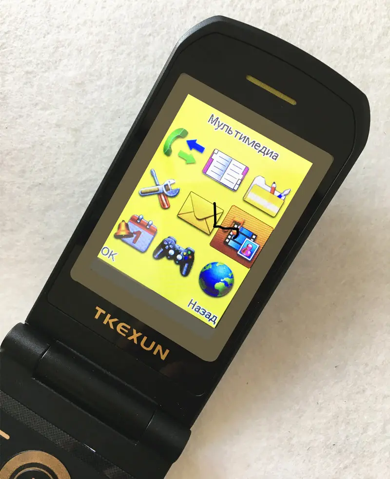 Раскладной Металлический телефон для пожилых людей TKEXUN G9000 G3 с большой клавиатурой/звуком пожилых людей/мужчин, мобильный телефон, подарок для родителей, русский французский язык