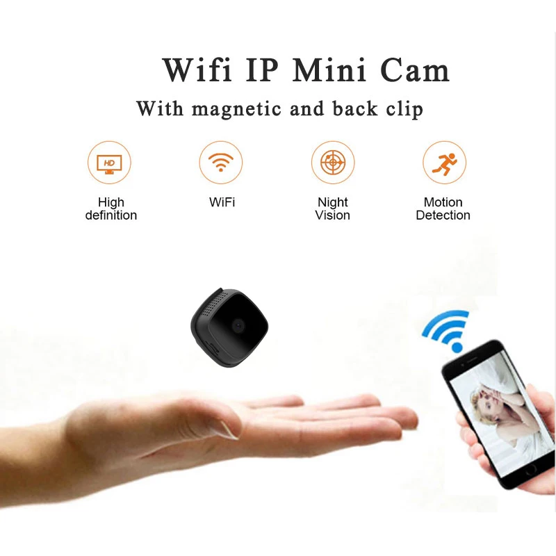 WIFI мини камера P2P Сеть HD 1080P маленькая DV DVR видео Диктофон с ночным видением