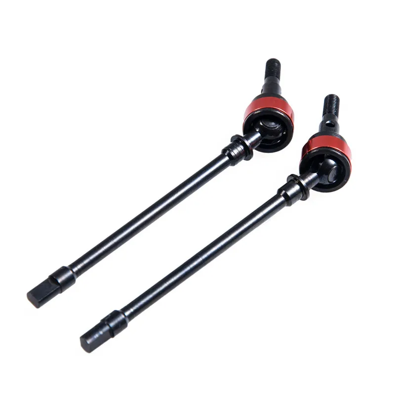 AXSPEED 1Pair Steel Front Axle CVD Drive Shaft for 1/10 RC Rock Crawler Car Axial SCX10 Upgrade Parts | Игрушки и хобби