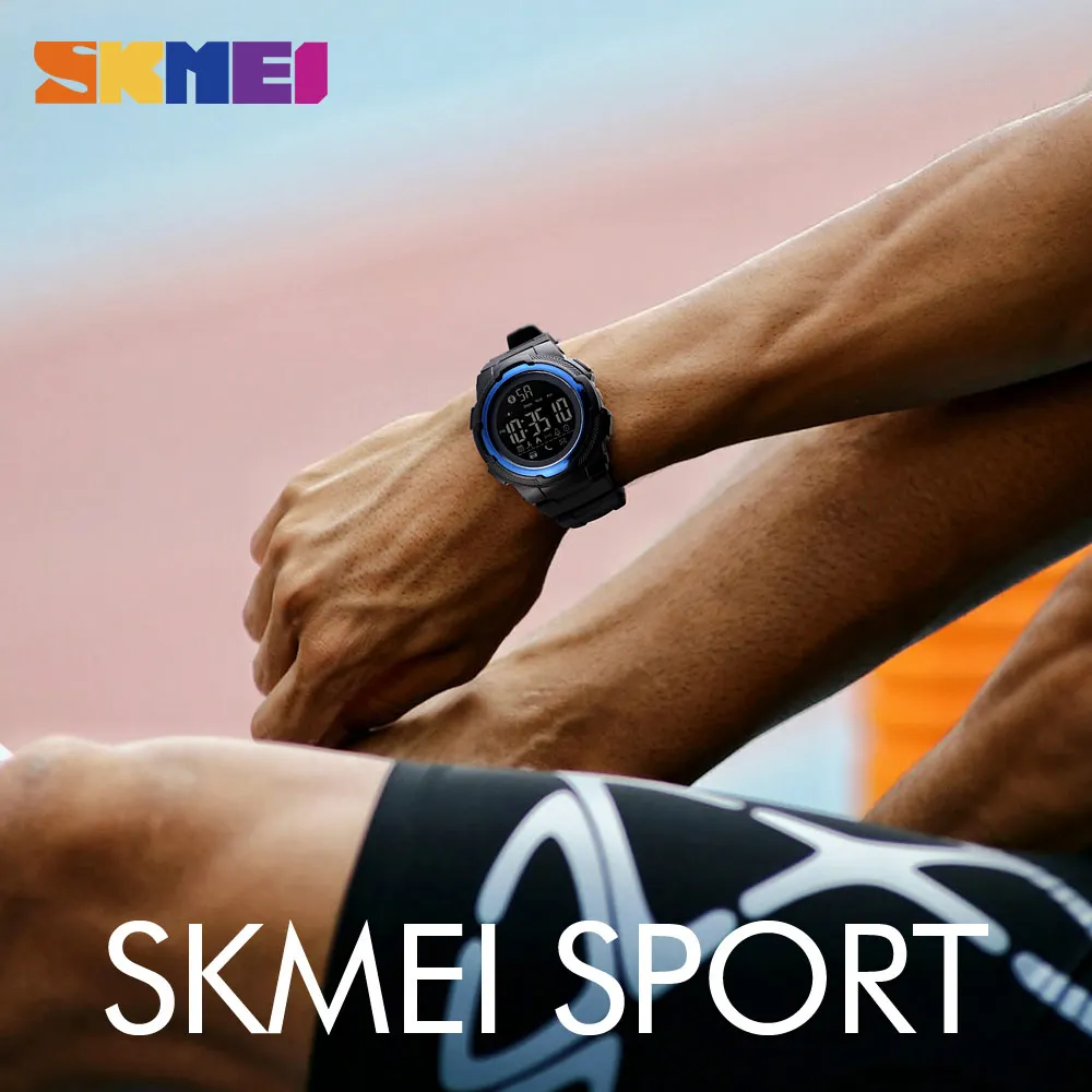 SKMEI новые мужские спортивные часы Bluetooth умные цифровые s Топ люксовый бренд