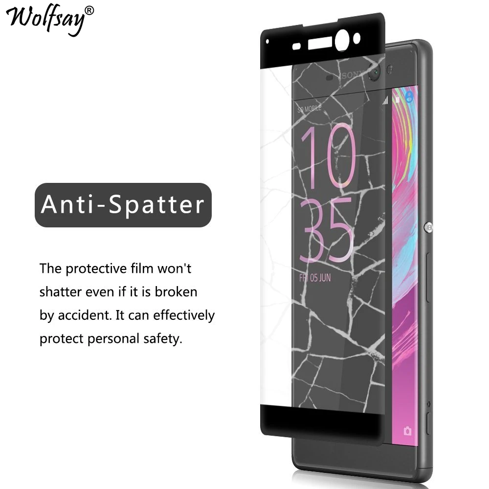 Wolfsay 1 шт. для стекла sony Xperia XA ультра защита экрана закаленное стекло для sony C6 F3212 F3216 защитная пленка против царапин