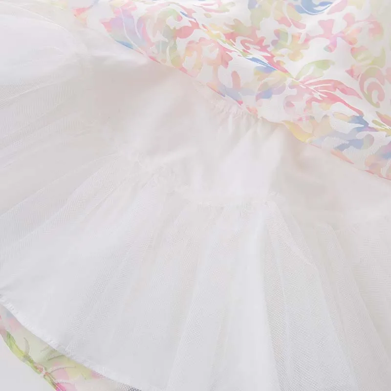 Dave bella/платье принцессы без рукавов для маленьких девочек Детские Вечерние