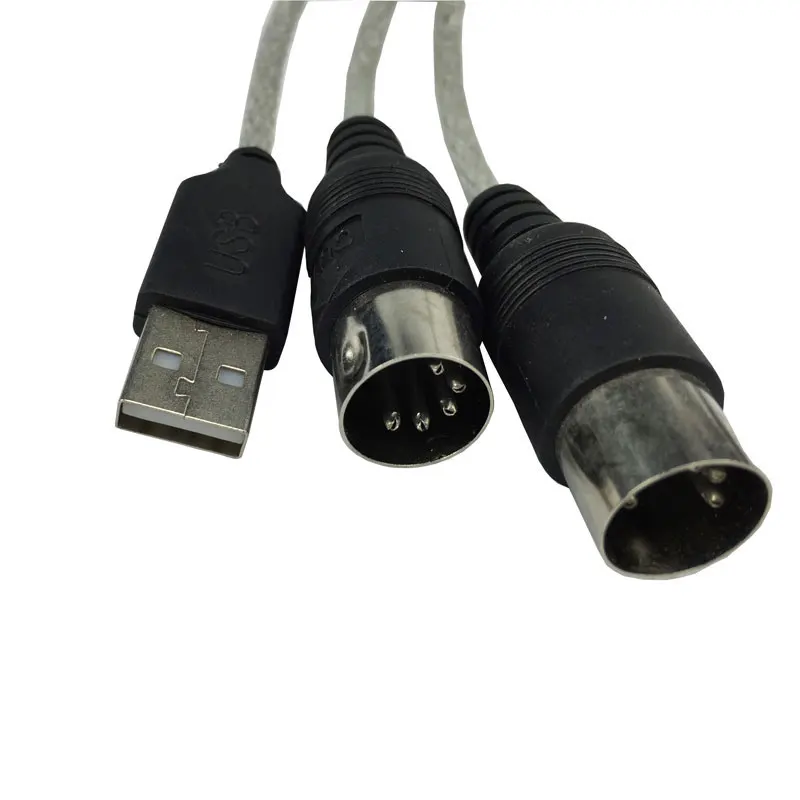 Переходник с USB на среднее слово интерфейсный адаптер для ПК шнур миди-конвертер