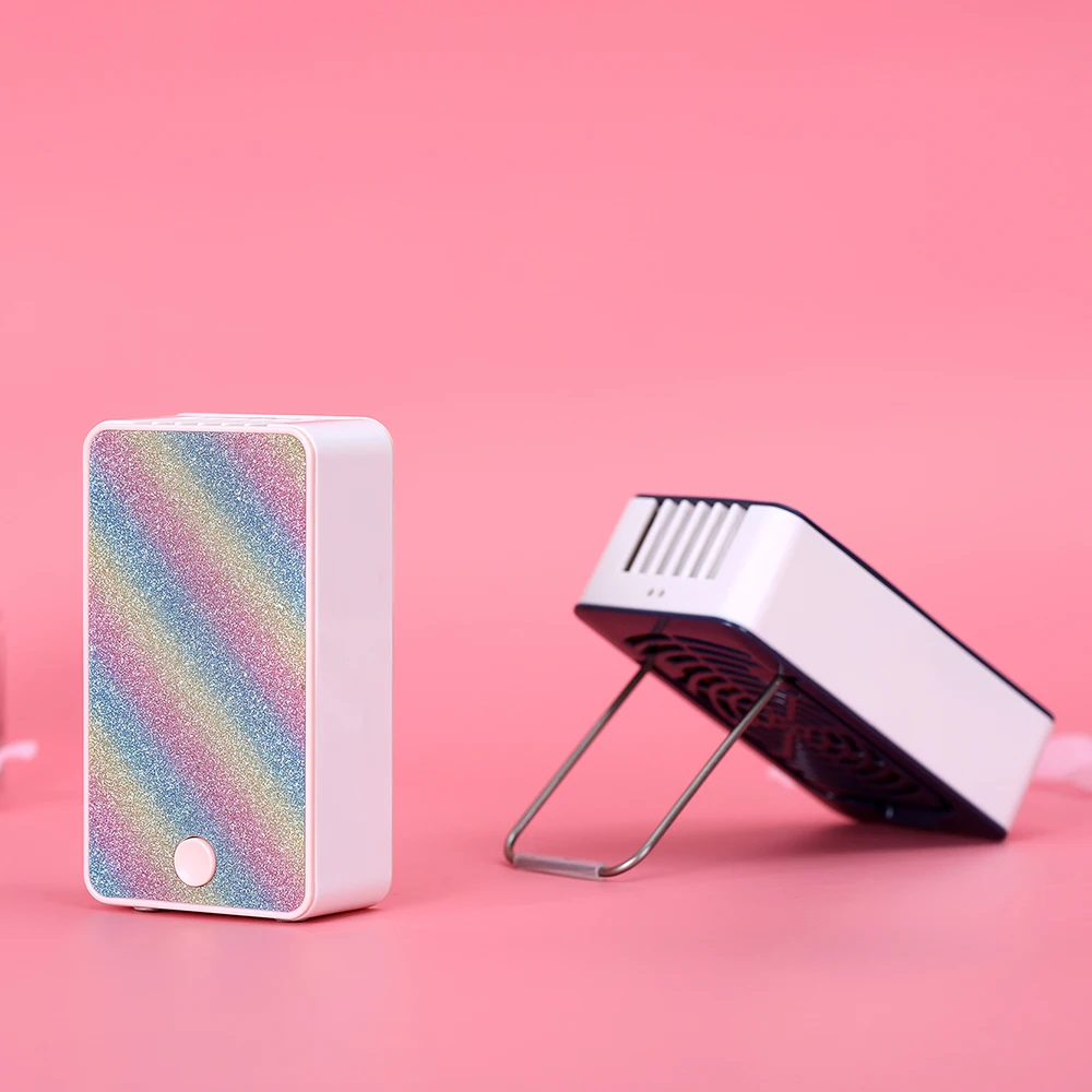 Портативный мини-вентилятор Cooli USB, настольный кондиционер, увлажнение, охлаждение, перезаряжаемый вентилятор, сушилка для ресниц