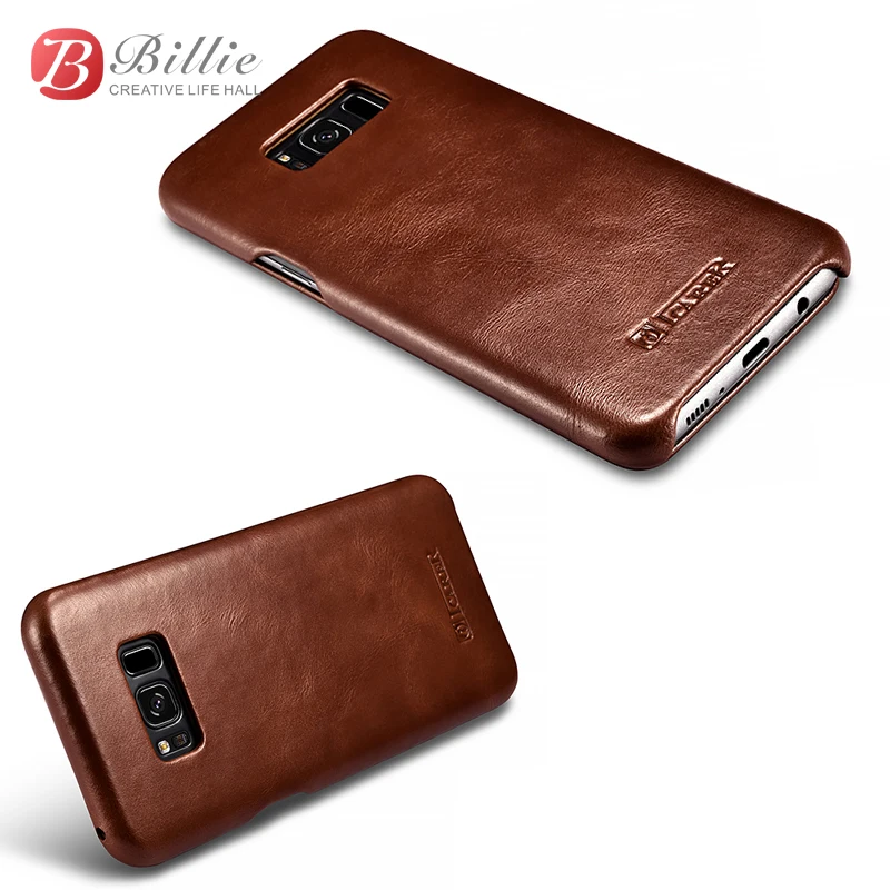 Icarer флип-чехол из натуральной кожи в стиле ретро для Samsung galaxy s8/ s8 plus чехол
