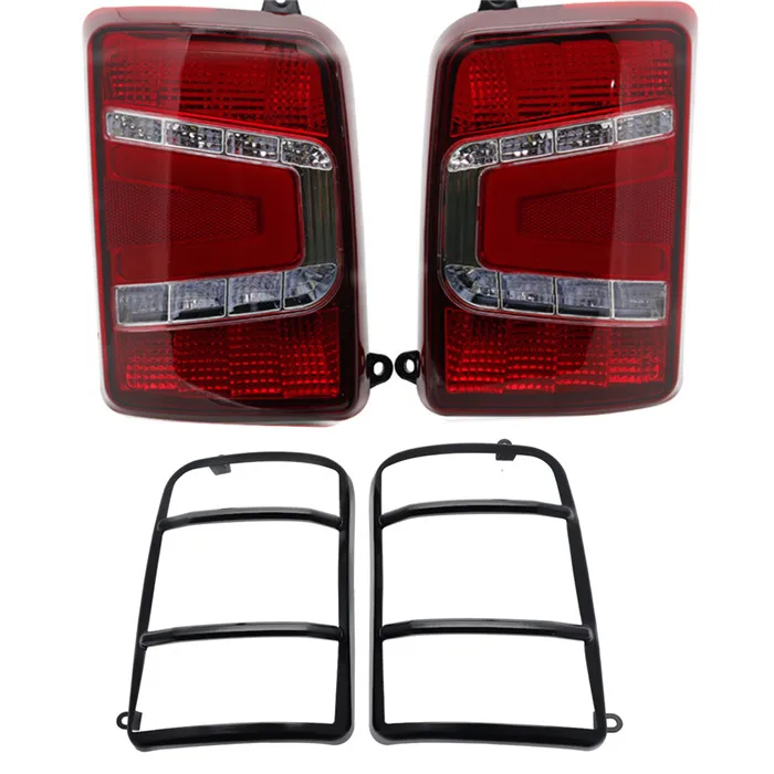 taillight with cover Для Лада Нива 4x4 Автомобильный StylingTail светильник s светодиодный задний светильник светодиодный задний фонарь DRL+ тормоз+ Реверсивный+ сигнальный светильник - Цвет: taillight with cover
