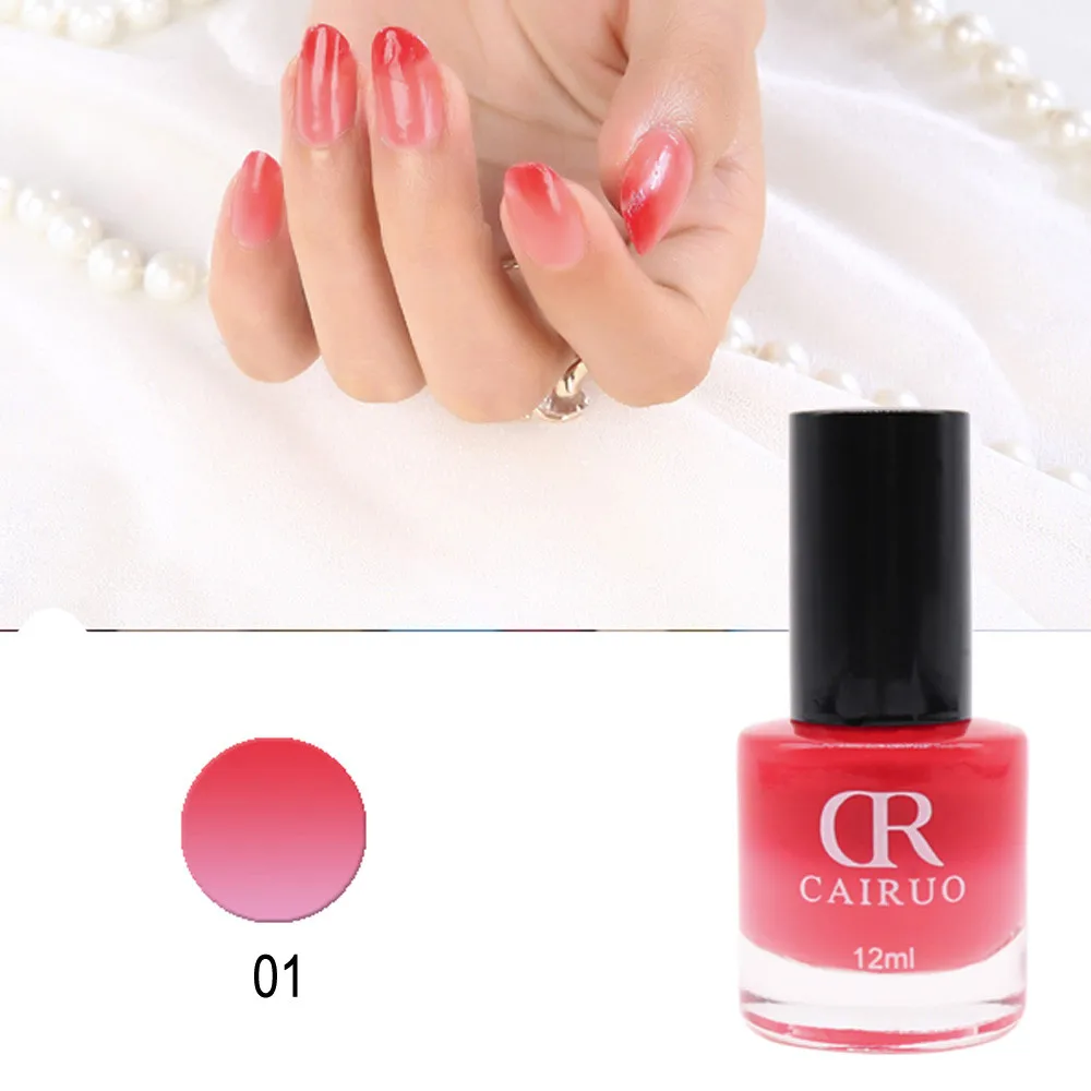 12 мл изменение температуры лак для ногтей контроль цвета здоровья нетоксичное масло для ногтей 26 цветов Гель-лак для ногтей# YL1