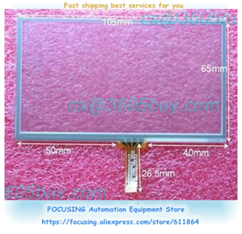 

A Lot New 4.3 Inch Touch Screen Mp4 Touch Screen MP5 TOUCH SCREEN General Touch Screen 105*65mm
