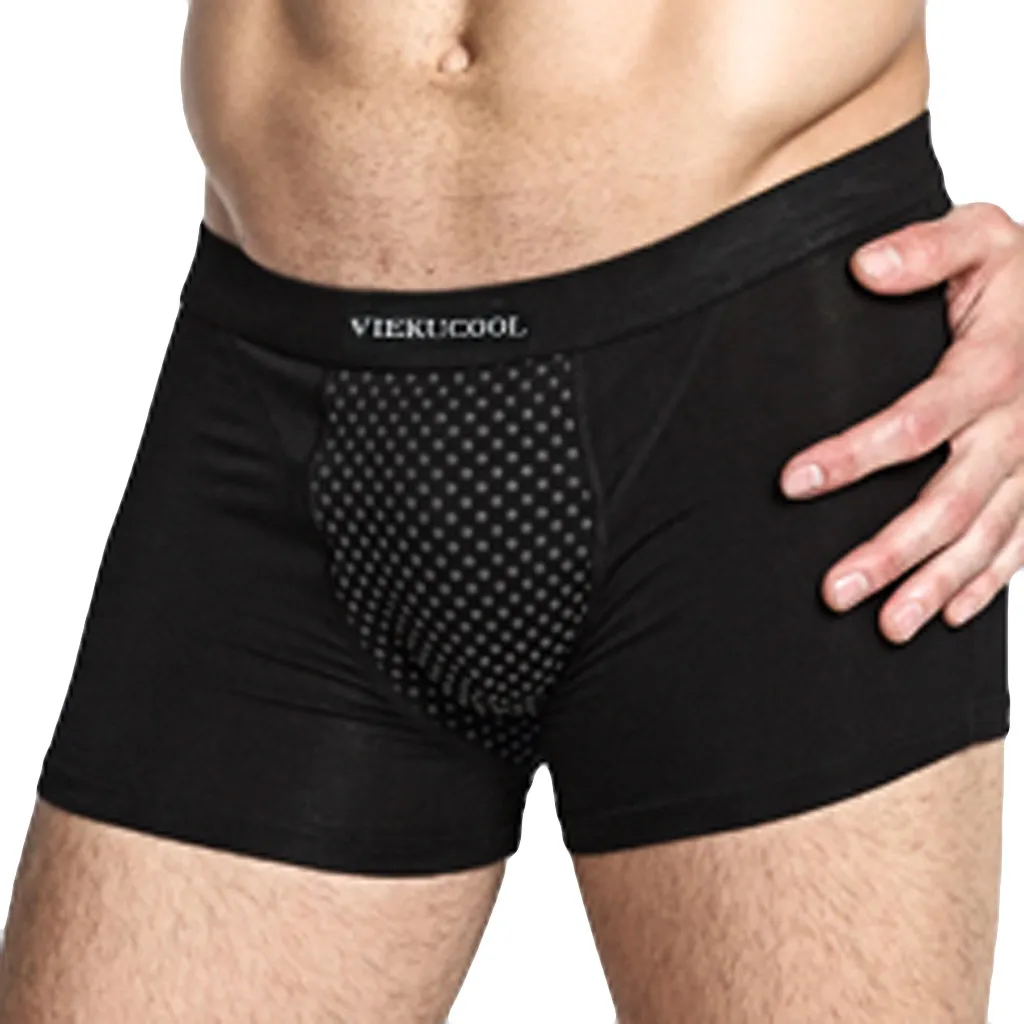 Мужское нижнее белье мужские трусы с турмалиновым покрытием Однотонные из
