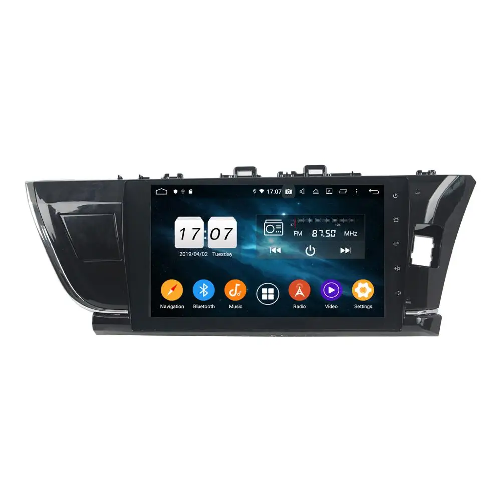 Автомагнитола 4 + 64 ГБ Android 9 0 GPS навигация для Toyota Corolla 2013 RHD автомагнитола