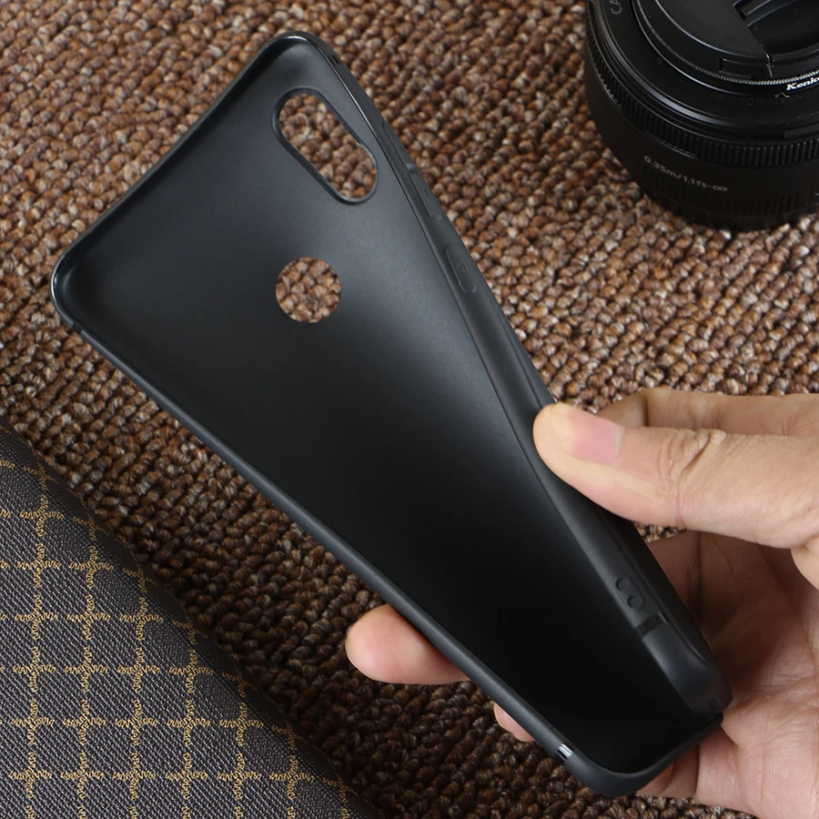Матовая пластичный чехол из термополиуретана силикона для Xiaomi mi 8 SE A2 6X Lite макс 3
