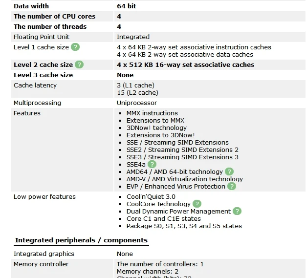 Четырехъядерный процессор AMD Athlon II X4 635 2,9 ГГц/L2 2 м/95 Вт/2000 ГГц разъем am3 am2+ 938 pin