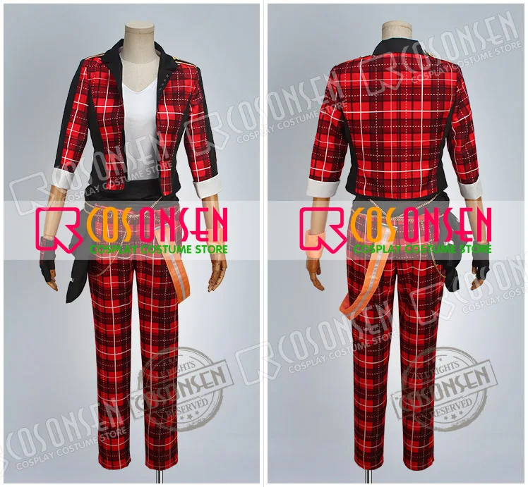 Красный костюм для косплея Subaru Akehoshi звезды ансамбля | Тематическая одежда и