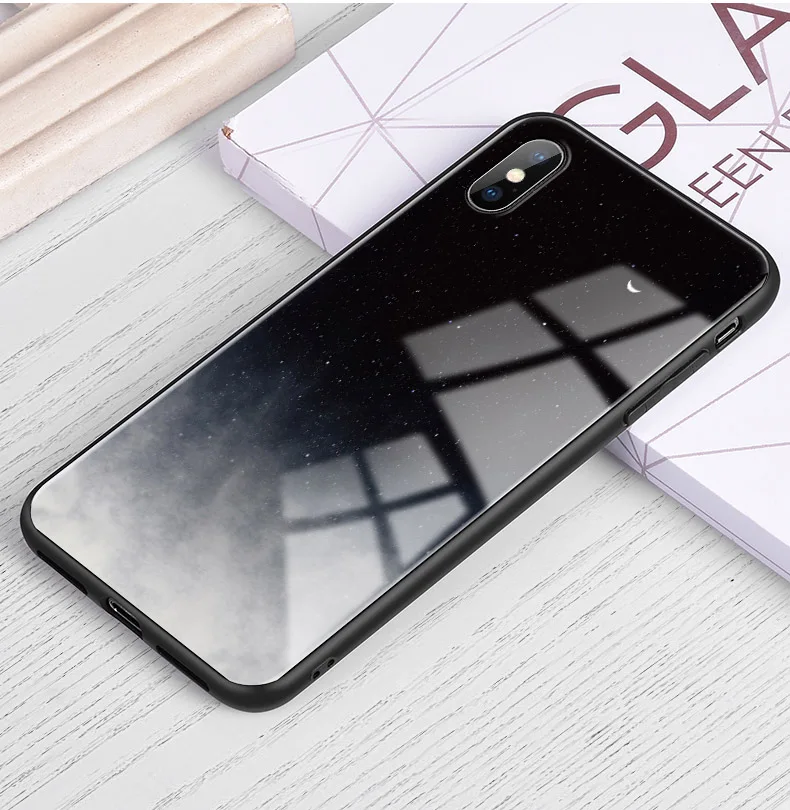 Pattern 10 Роскошный чехол для телефона для iPhone 5, 5S, SE, 6, 6S Plus, 7, 8 Plus, чехол из закаленного стекла, чехол для iPhone X, XR, XS, Max, 11 Pro MAX - Цвет: Pattern 10