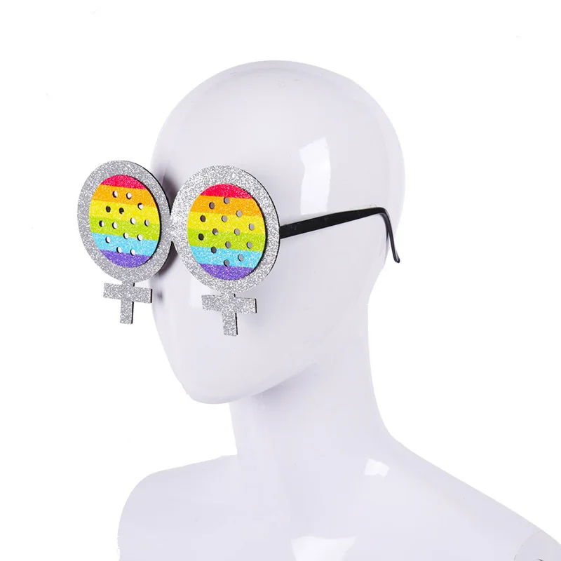 H & ZY Gay Pride Косплей Опора украшения очки аксессуары ЛГБТ для мужчин и женщин