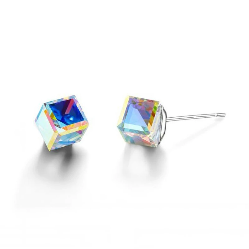 Женские серьги-гвоздики с кристаллами SWAROVSKI | Украшения и аксессуары