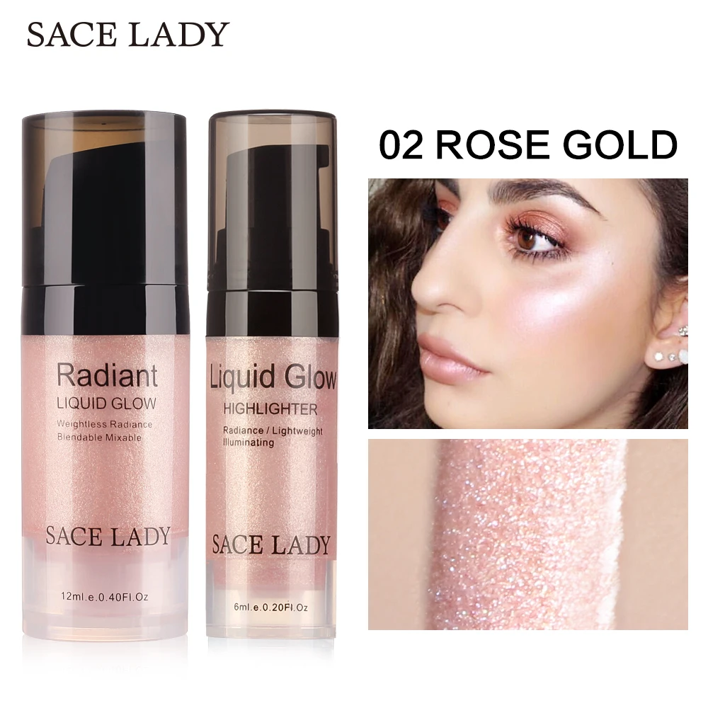 Sace Lady крем с мерцающим эффектом осветитель для макияжа хайлайтер Крем осветления