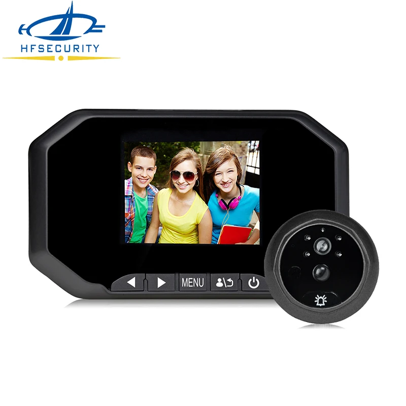 [Hfsecure дверной Звонок] 3 дюймовый цветной экран не беспокоить глазок видео звонок