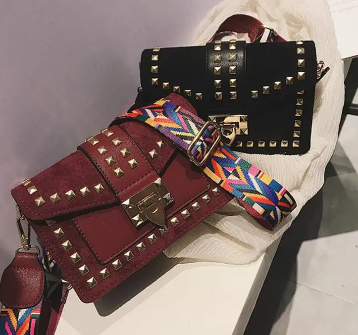 Высококачественная женская сумка с широким плечевым ремнем маленькая