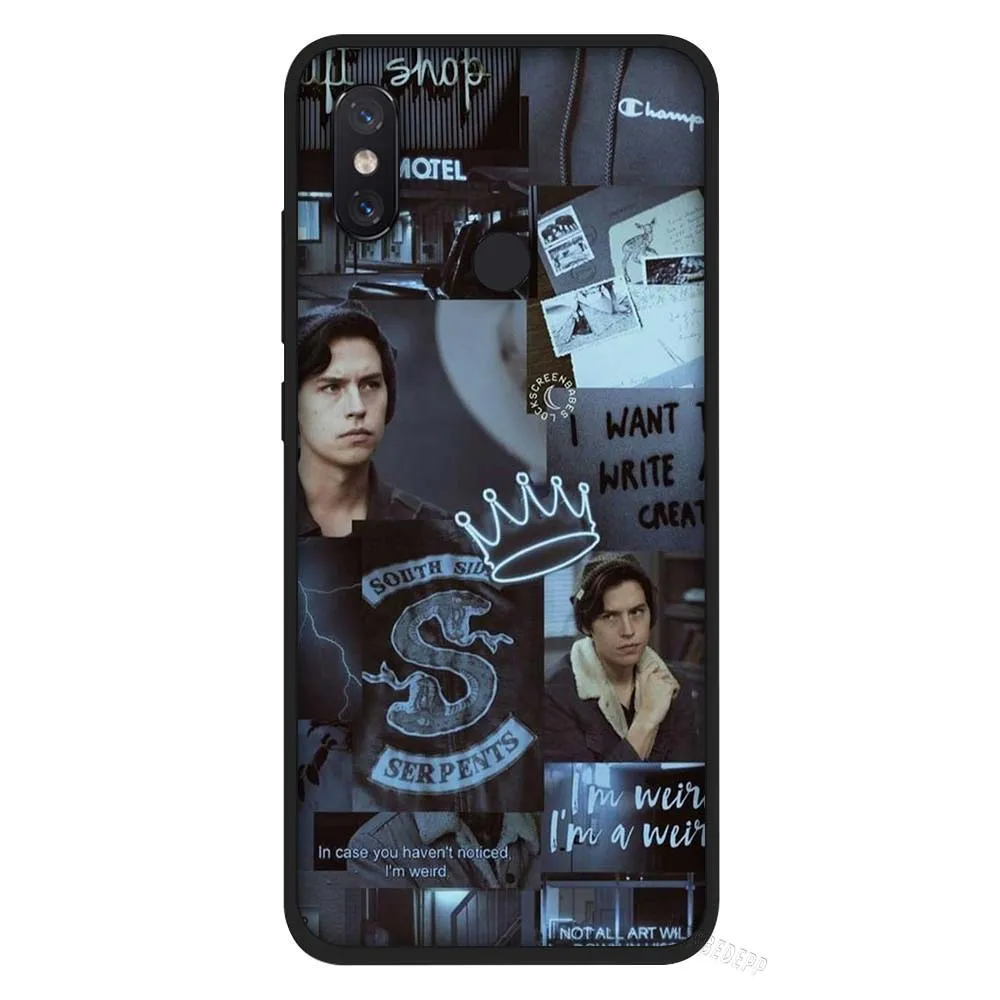 2 Чехол WEBBEDEPP с принтом «ривердейл ТВ Southside Serpent» из ТПУ для Xiaomi Redmi 5A 6A S2 5 Plus для Redmi Note 5 6 7 Pro, мягкий чехол - Цвет: 2