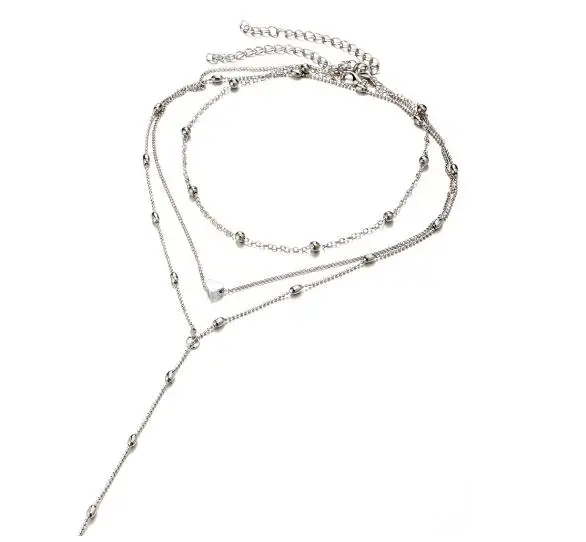 Европейская простая монетная планка с несколькими слоями кисточек цепочка до