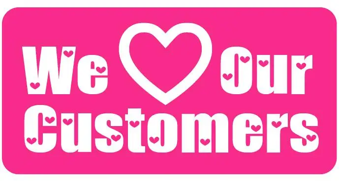 3000 шт./лот 6x3 см мы любим наших клиентов самоклеющиеся наклейки для обслуживания