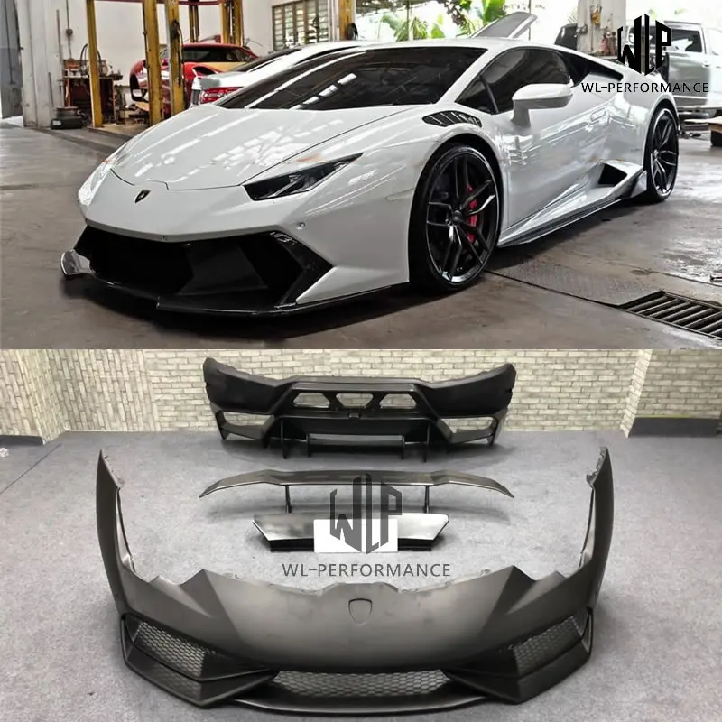 Передний бампер LP580 LP610 FRP/задний из углеродного волокна задний спойлер для Lamborghini