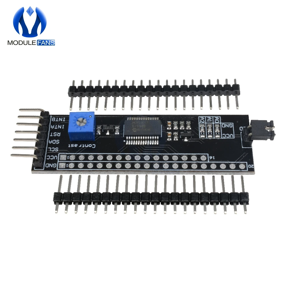 MCP23017 12864 128*64 lcd igc IIC TWI последовательный интерфейс SPI плата адаптера модуль преобразователя для Arduino 1602 2004 с контактами