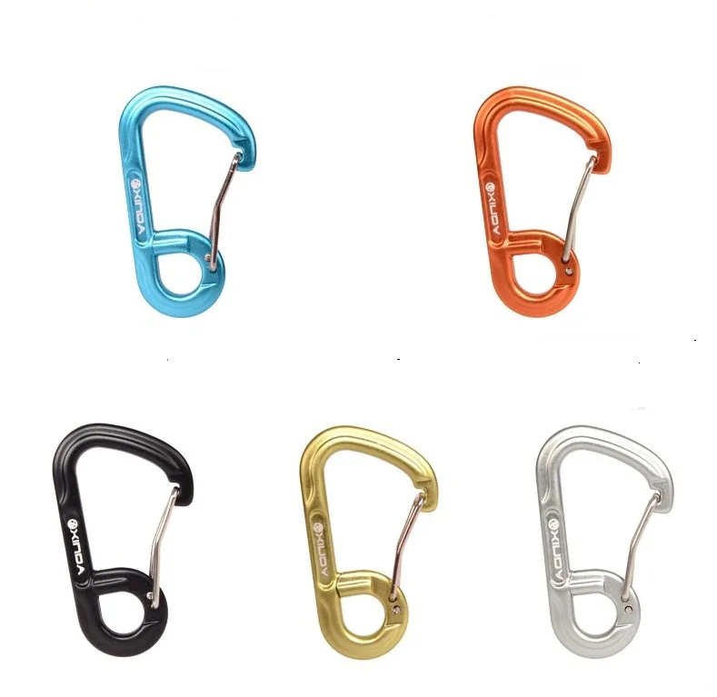 1 шт. ультра-легкие карабины для скалолазания быстросъемные фиксаторы замки