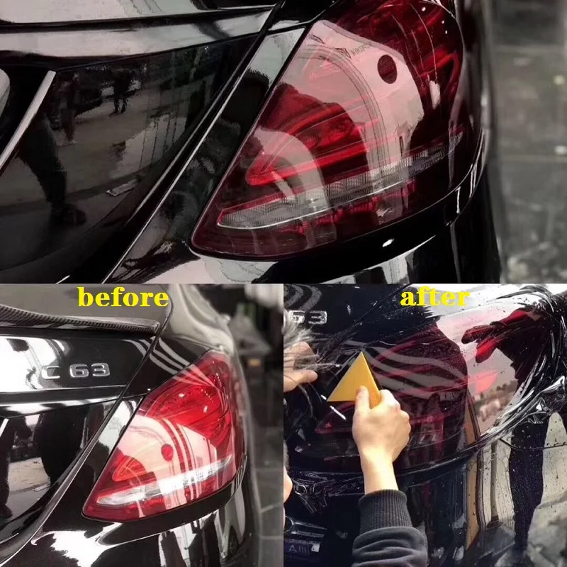 2019 ТПУ Защитная пленка для фар задние фонари туман с дымом огни автомобильная