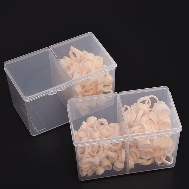 Гель-лак для нейл-арта Очищающий ватный тампон прозрачный цветной ящик хранения