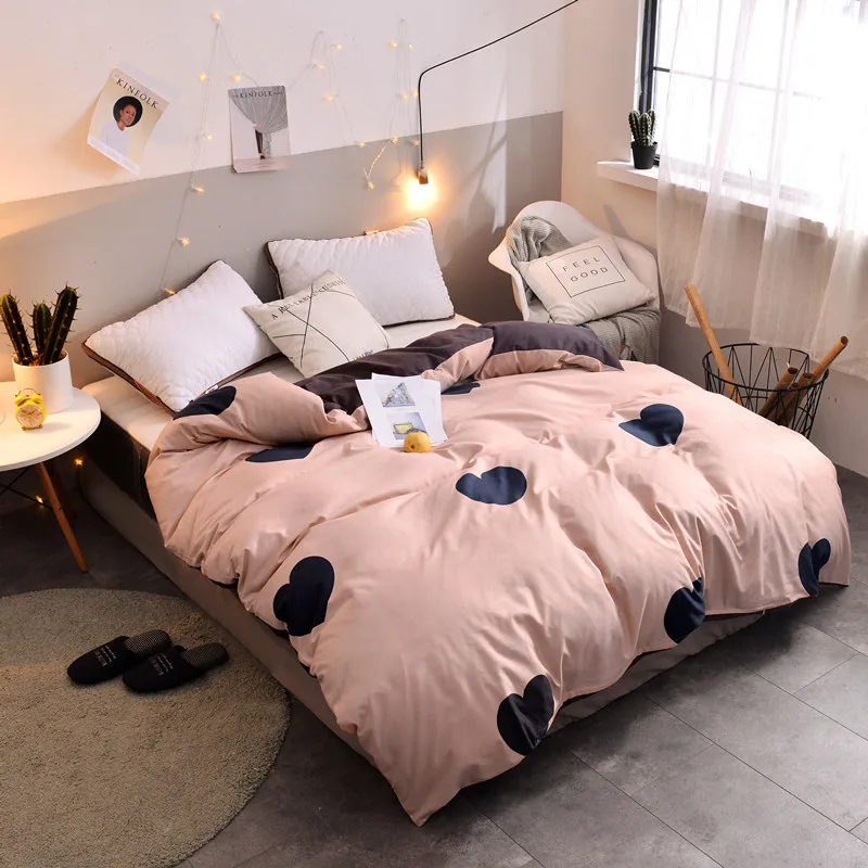 Серый синий с рисунком звезды 1 предмет пододеяльник для взрослых детей мягкие