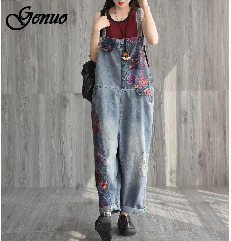 Personality Women's Pencil Jeans Spring rose embroidery fashion sequins Elastic Stretch Trousers | Женская одежда