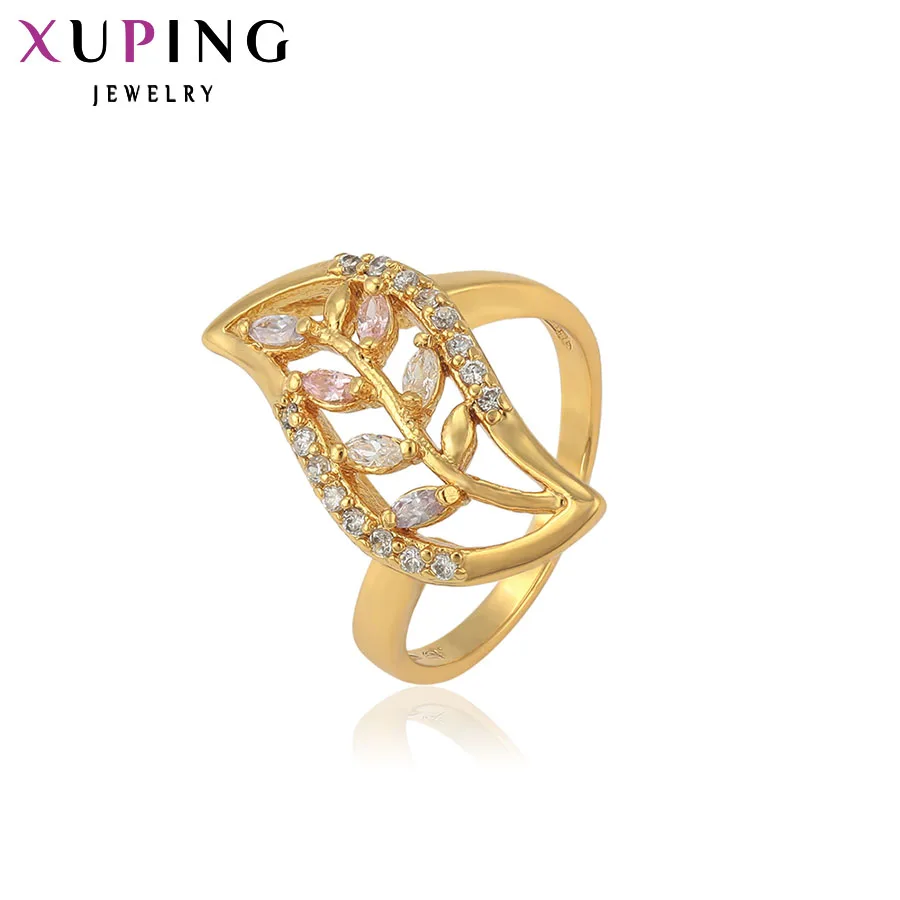 Xuping, модные кольца, очаровательные, позолоченные, ювелирное изделие, подарок для девушек, женщин, продвижение, вечерние, имитация ювелирных изделий, Рождество, S31, 5-10267