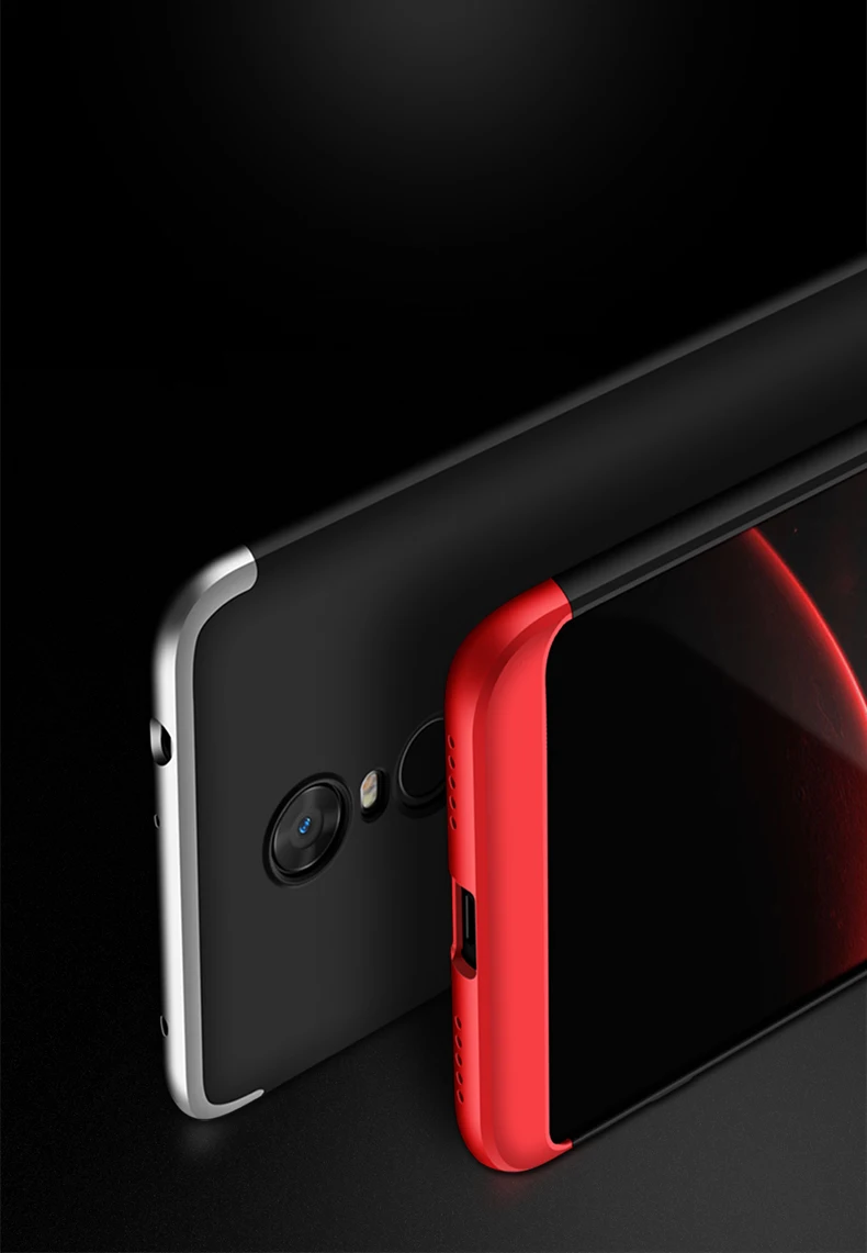 5Plus чехол s для Xiaomi Redmi 5 plus чехол на 360 градусов Полная защита Матовый Жесткий ПК 3 в 1 задняя крышка Redmi 5 Redmi5 Fundas Couque