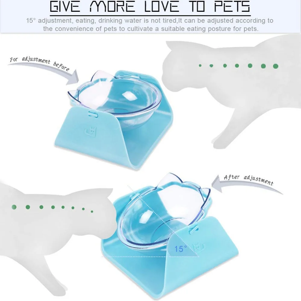 Миска для еды с подставкой повышенная питательная миска воды котенка идеально