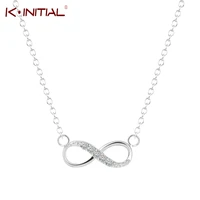 kinitial tiny infinity pendant necklace with infinity love promise symbol charm figure 8 necklace for women best necklaces