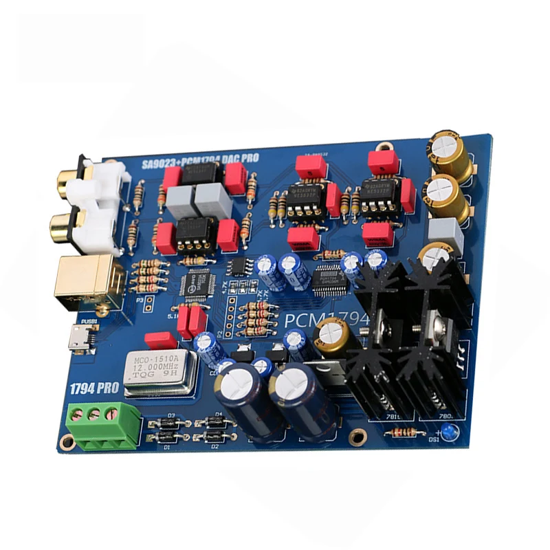 SA9023+ PCM1794 ЦАП Декодер Плата USB ЦАП звуковая карта 5 В для усилителя аудио DIY/готовая плата B8-004