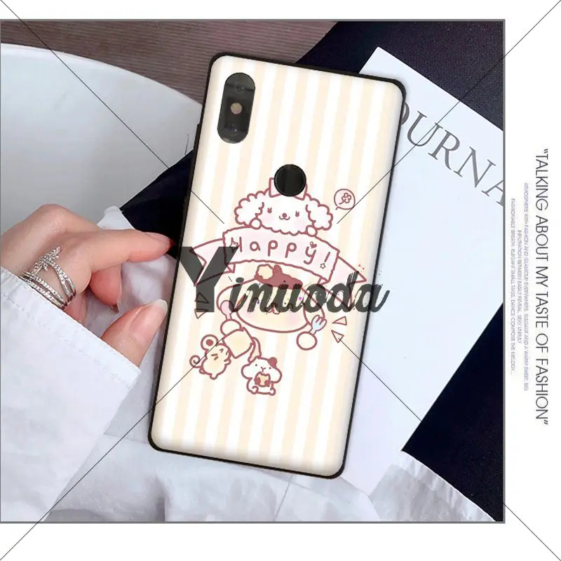 Yinuoda Sanrio pompompurin милый чехол для телефона с героями мультфильмов Xiaomi Mi 6 Mix2 Mix2S Note3 8