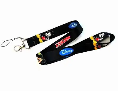 AS-2 Микки и Минни Маус шейный ремень шнурок для ключей ID карта мобильный телефон ремень USB бейдж держатель DIY висячий веревочный брелок Lanyards - Цвет: AS-2