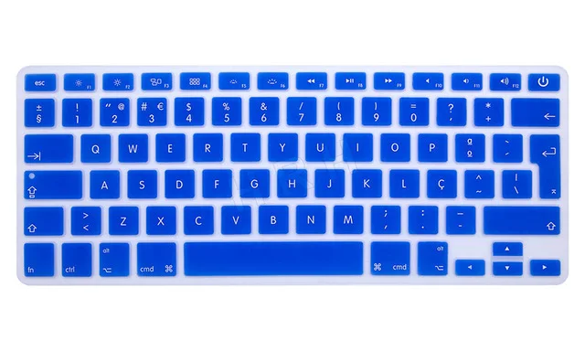 Португальская Силиконовая накладка на клавиатуру для Macbook Air pro Retina 13 3 15 4
